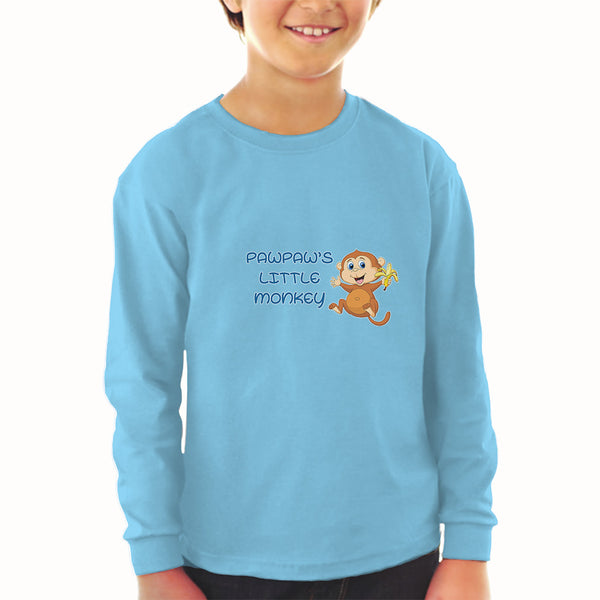 Baby Clothes Pawpaw's Cute Little Monkey Holding A Peeled Banana Cotton - Cute Rascals