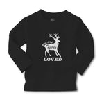 Baby Clothes You Are So Deerly Loved Silhouette Deer Side View Mammal Cotton - Cute Rascals