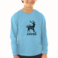 Baby Clothes You Are So Deerly Loved Silhouette Deer Side View Mammal Cotton - Cute Rascals