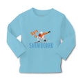 Baby Clothes Born to Snowboard Sport Boy & Girl Clothes Cotton