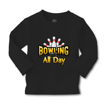 Baby Clothes Bowling All Day Sport Pins Bowling Boy & Girl Clothes Cotton