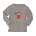 Baby Clothes Cute Red Berry Strawberry with A Stem and Leaves Boy & Girl Clothes