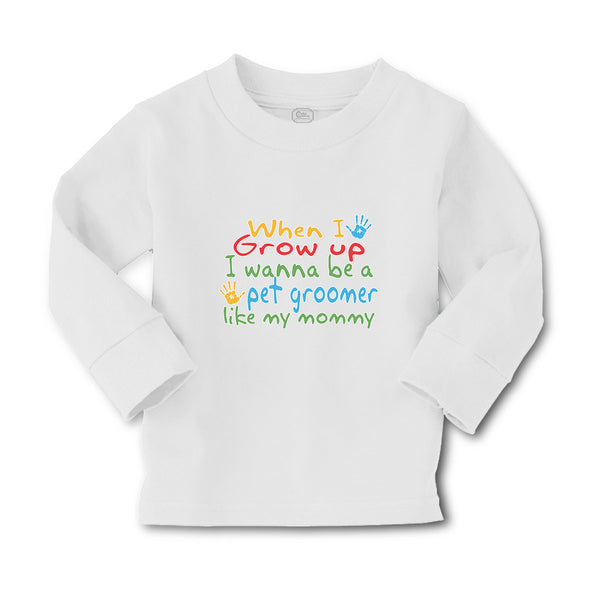 Baby Clothes Grow Wanna Pet Groomer like My Mommy Colourful Hand Print Cotton - Cute Rascals