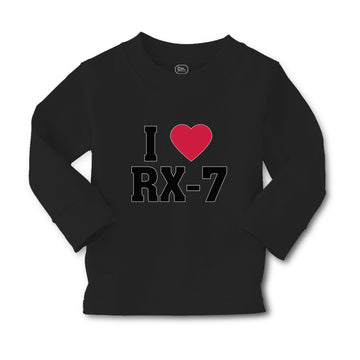 Baby Clothes I Love Rx-7 with Heart Symbol Boy & Girl Clothes Cotton