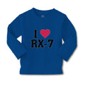 Baby Clothes I Love Rx-7 with Heart Symbol Boy & Girl Clothes Cotton