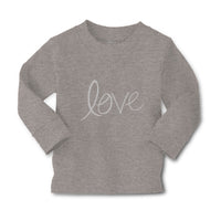 Baby Clothes Love Grey Support A Cause Cancer Boy & Girl Clothes Cotton - Cute Rascals