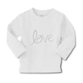 Baby Clothes Love Grey Support A Cause Cancer Boy & Girl Clothes Cotton