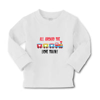 Baby Clothes All Aboard The Love Children's Colourful Toy Train! Cotton - Cute Rascals