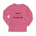 Baby Clothes Most Eligible Bachelor with Lipstick Kiss Boy & Girl Clothes Cotton - Cute Rascals