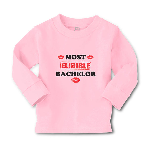 Baby Clothes Most Eligible Bachelor with Lipstick Kiss Boy & Girl Clothes Cotton - Cute Rascals