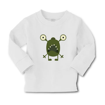 Baby Clothes Monster Open Mouth Cartoon Character Boy & Girl Clothes Cotton