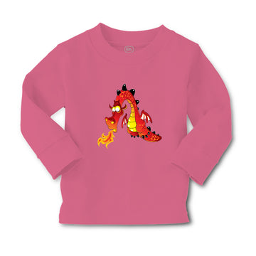 Baby Clothes Dragon Fire Breast Cartoon Character Boy & Girl Clothes Cotton