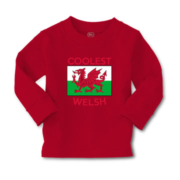 Baby Clothes Coolest Welsh Countries Boy & Girl Clothes Cotton