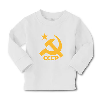 Baby Clothes C.C.C.P Symbol Hammer Sickle and Yellow Star Boy & Girl Clothes