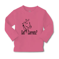 Baby Clothes Pony Got An Carrots Funny Horse Animal Head Boy & Girl Clothes - Cute Rascals