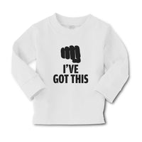 Baby Clothes I'Ve Got This Silhouette Hand Gesture Hitting with A Fist Cotton - Cute Rascals