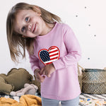 Baby Clothes Heart American National Flag United States Boy & Girl Clothes - Cute Rascals