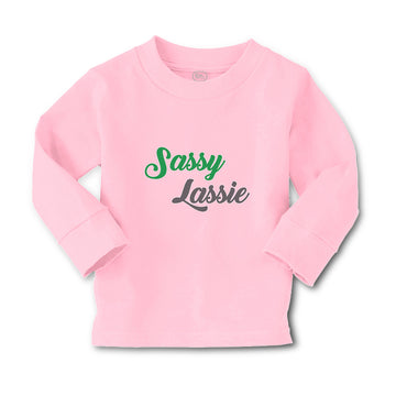 Baby Clothes Sassy Lassie Typography Letter Boy & Girl Clothes Cotton