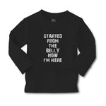 Baby Clothes Started from The Belly Now I'M Here Boy & Girl Clothes Cotton - Cute Rascals