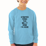 Baby Clothes Started from The Belly Now I'M Here Boy & Girl Clothes Cotton - Cute Rascals