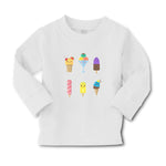 Baby Clothes Various Frozen Icecream Flavor Summer and Sweet Menu Concept Cotton - Cute Rascals