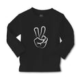 Baby Clothes Peace Symbol Hand Gesture Boy & Girl Clothes Cotton