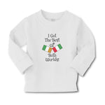 Baby Clothes I Got The Best of Both Worlds! Countries National Flags Cotton - Cute Rascals