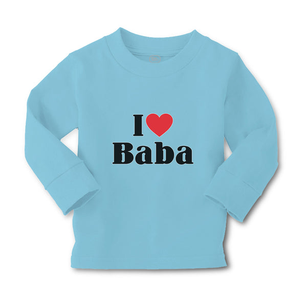 Baby Clothes I Love Baba and Red Heart Symbol Boy & Girl Clothes Cotton - Cute Rascals