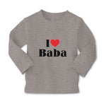 Baby Clothes I Love Baba and Red Heart Symbol Boy & Girl Clothes Cotton - Cute Rascals