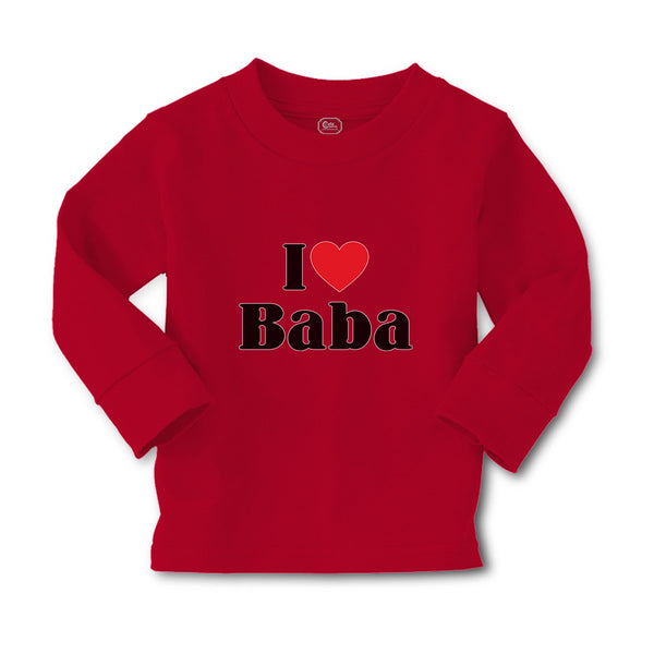 Baby Clothes I Love Baba and Red Heart Symbol Boy & Girl Clothes Cotton - Cute Rascals