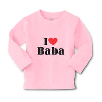 Baby Clothes I Love Baba and Red Heart Symbol Boy & Girl Clothes Cotton - Cute Rascals