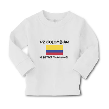 Baby Clothes 1 2 Colombian Is Better than None! Flag of Colombian Cotton