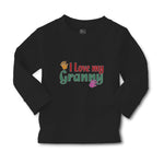 Baby Clothes I Love My Granny with Hand Print Boy & Girl Clothes Cotton - Cute Rascals