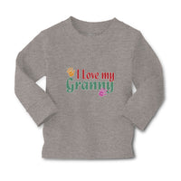 Baby Clothes I Love My Granny with Hand Print Boy & Girl Clothes Cotton - Cute Rascals
