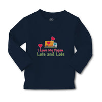 Baby Clothes I Love My Papaw Lots and Lots Boy & Girl Clothes Cotton - Cute Rascals