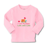 Baby Clothes I Love My Papaw Lots and Lots Boy & Girl Clothes Cotton - Cute Rascals