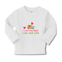 Baby Clothes I Love My Papaw Lots and Lots Boy & Girl Clothes Cotton - Cute Rascals