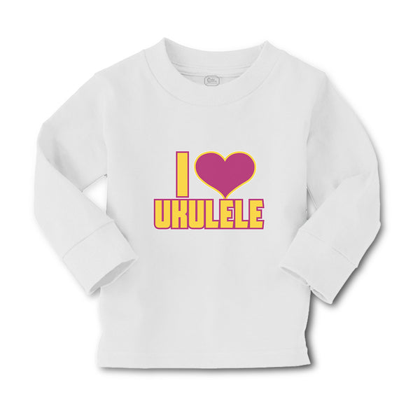 Baby Clothes I Love Ukulele Boy & Girl Clothes Cotton - Cute Rascals