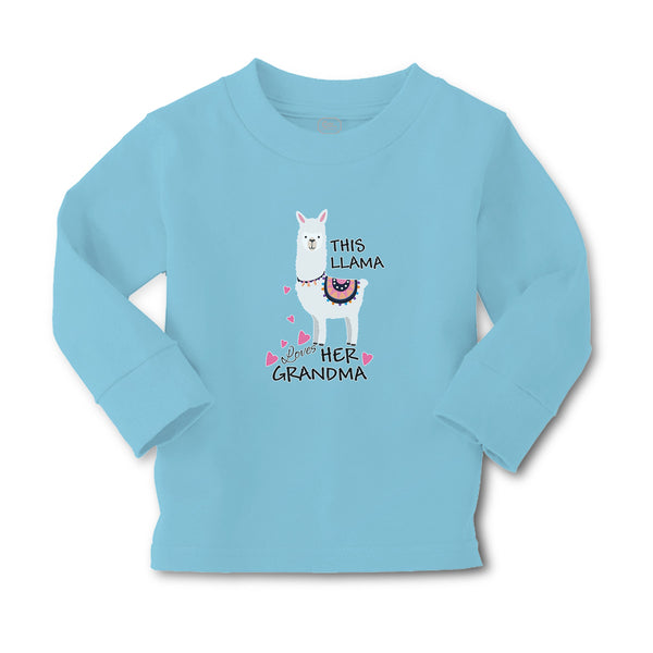 Baby Clothes This Llama Loves Her Grandma Domestic Animal Boy & Girl Clothes - Cute Rascals