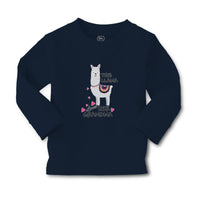 Baby Clothes This Llama Loves Her Grandma Domestic Animal Boy & Girl Clothes - Cute Rascals