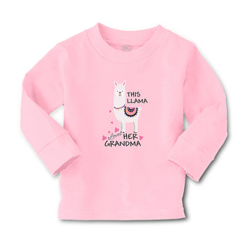 Baby Clothes This Llama Loves Her Grandma Domestic Animal Boy & Girl Clothes