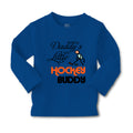 Baby Clothes Daddy's Little Hockey Buddy Dad Father's Day Boy & Girl Clothes