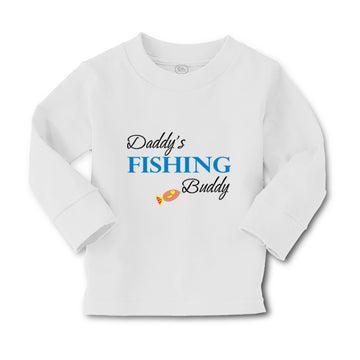 Baby Clothes Daddy's Fishing Buddy Fishing Fish Fisherman Boy & Girl Clothes