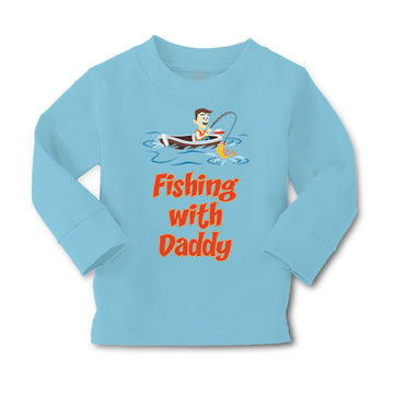 Baby Clothes Fishing with Daddy Fishing Fish Fisherman Boy & Girl Clothes Cotton