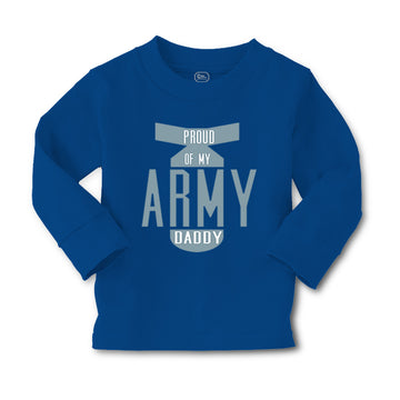 Baby Clothes Proud of My Army Daddy Dad Father's Day Boy & Girl Clothes Cotton