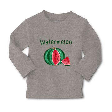 Baby Clothes Pink Watermelon Dark Green Text Boy & Girl Clothes Cotton