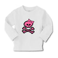 Baby Clothes Girlie Pink Skull Halloween Boy & Girl Clothes Cotton