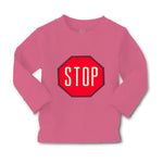 Baby Clothes Red Stop Sign Funny Humor Boy & Girl Clothes Cotton - Cute Rascals