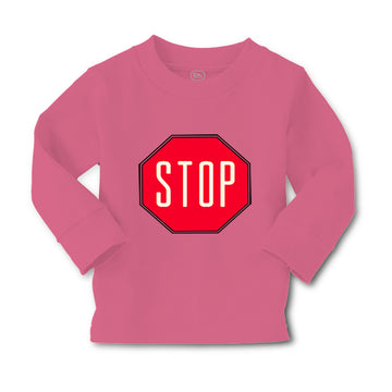 Baby Clothes Red Stop Sign Funny Humor Boy & Girl Clothes Cotton