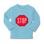 Baby Clothes Red Stop Sign Funny Humor Boy & Girl Clothes Cotton - Cute Rascals